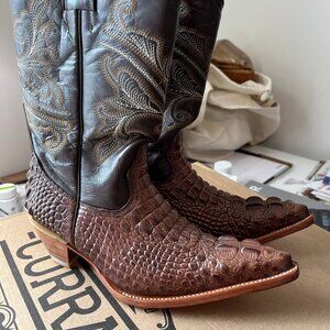 Rogers Faux Alligator boots size 7